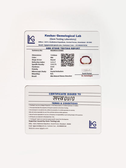 Leo Crystal Bracelet with Manifestation Lock