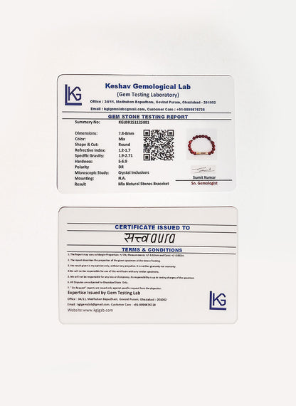 Leo Crystal Bracelet with Manifestation Lock