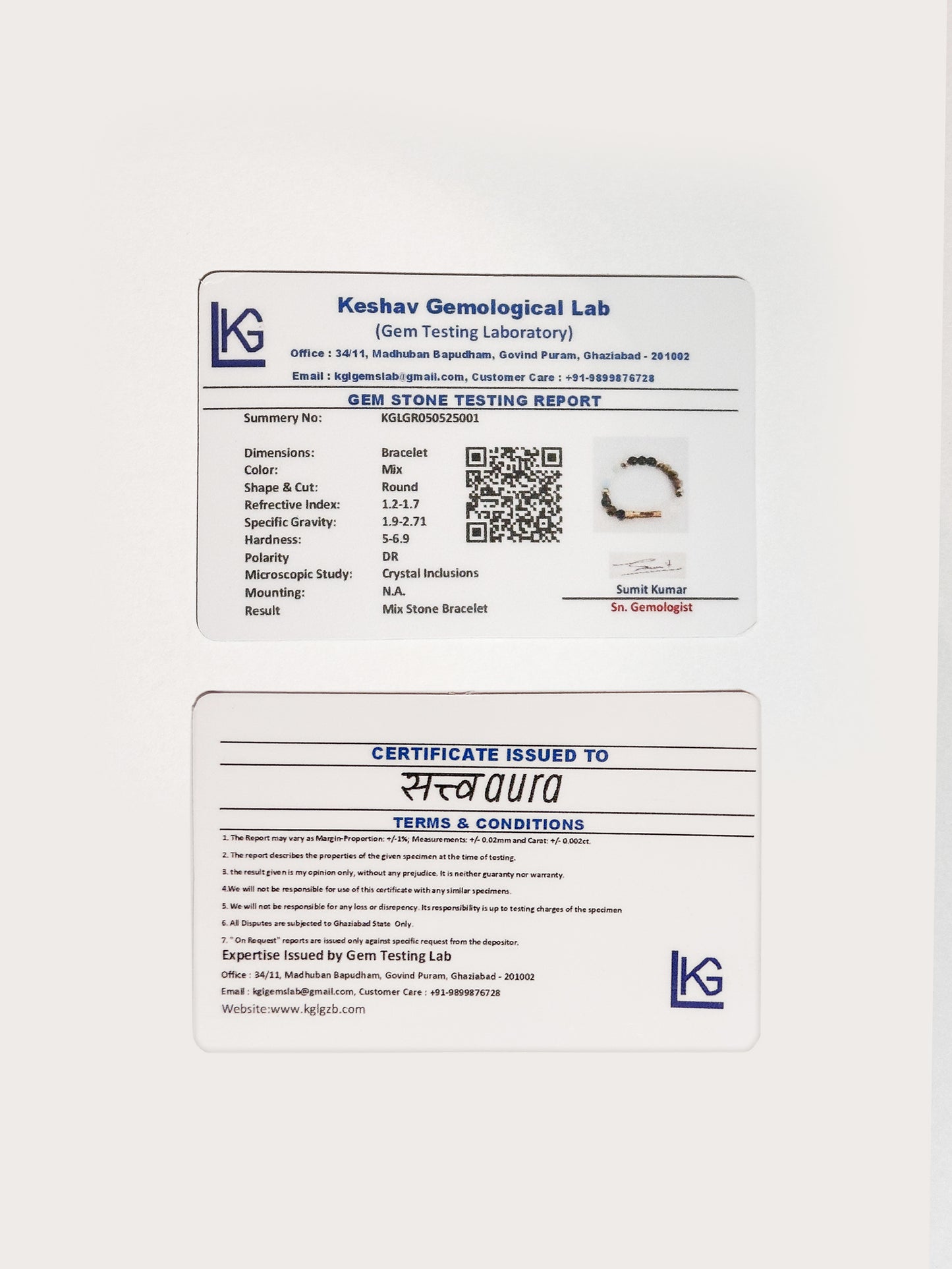 Libra Crystal Bracelet with Manifestation Lock