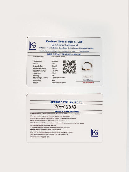 Libra Crystal Bracelet with Manifestation Lock