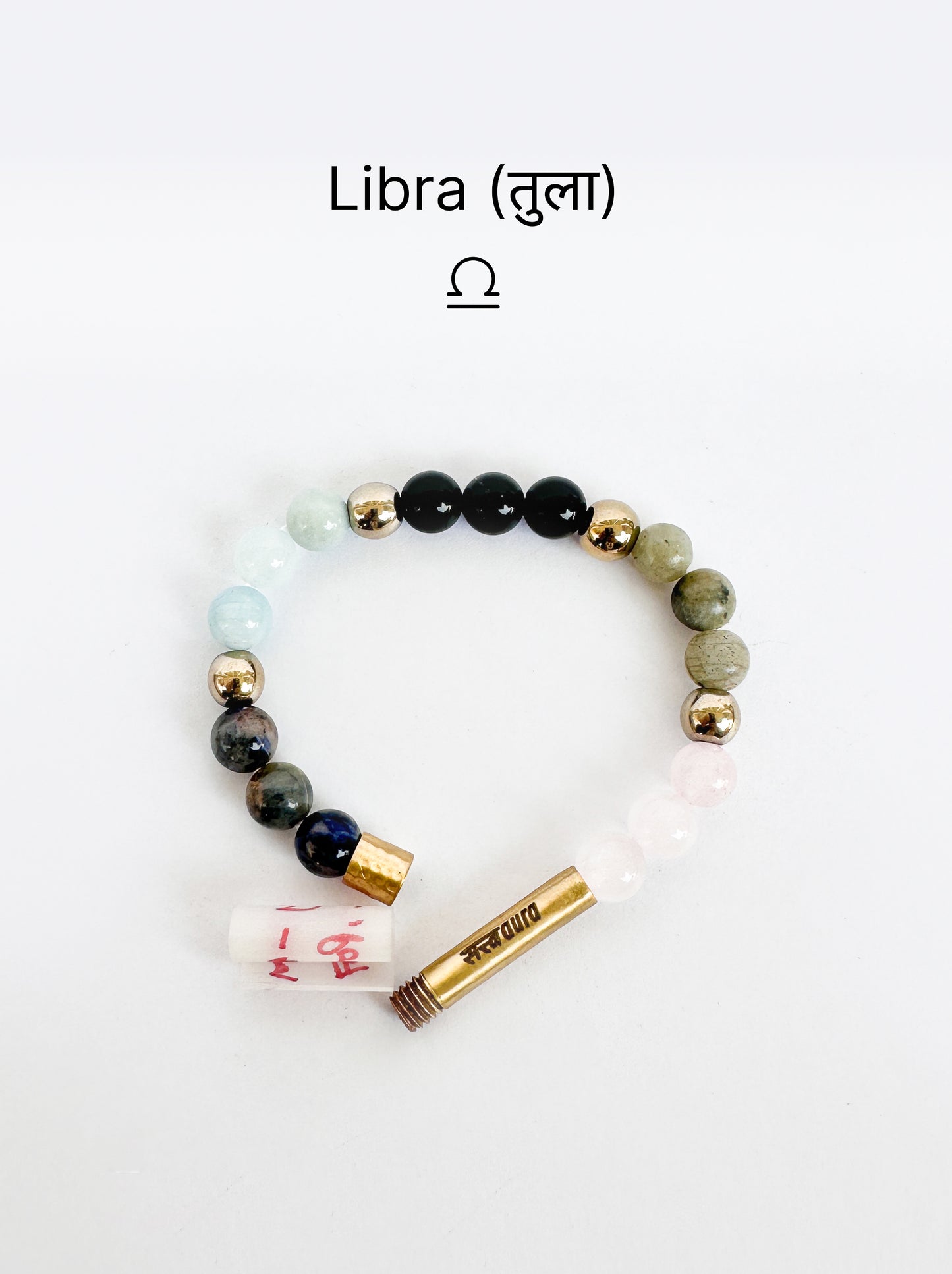 Libra Crystal Bracelet with Manifestation Lock