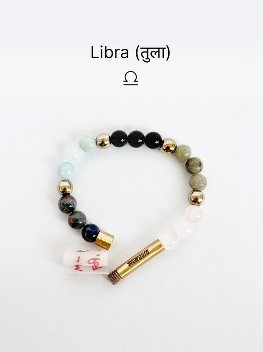 Libra Crystal Bracelet with Manifestation Lock