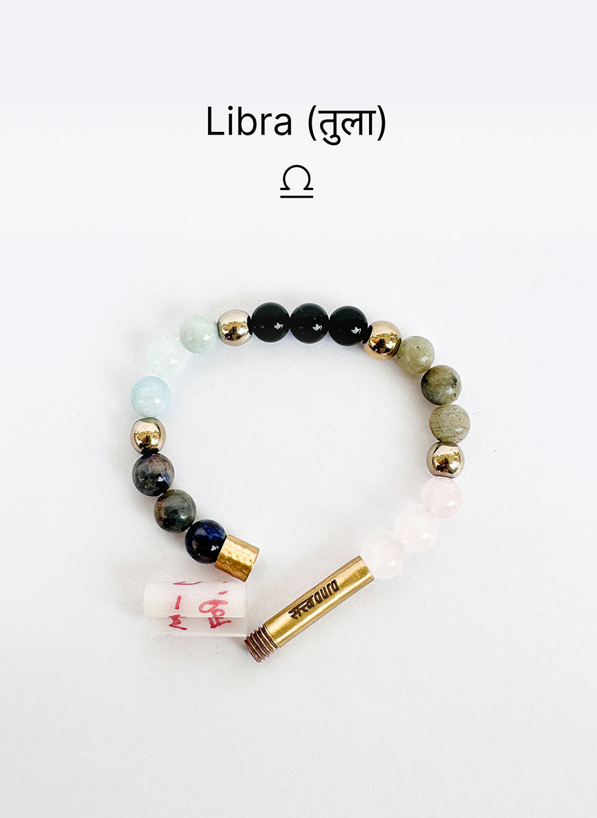 Libra Crystal Bracelet with Manifestation Lock