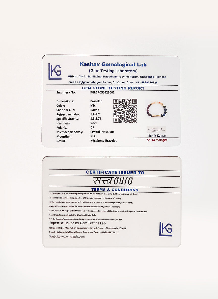 Ruling Number 3 Crystal Bracelet with Manifestation Lock