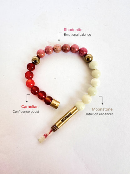 PCOD & Pregnancy Balance Crystal Bracelet with Manifestation Lock