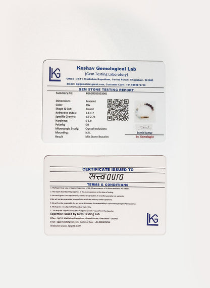 Pisces Crystal Bracelet with Manifestation Lock