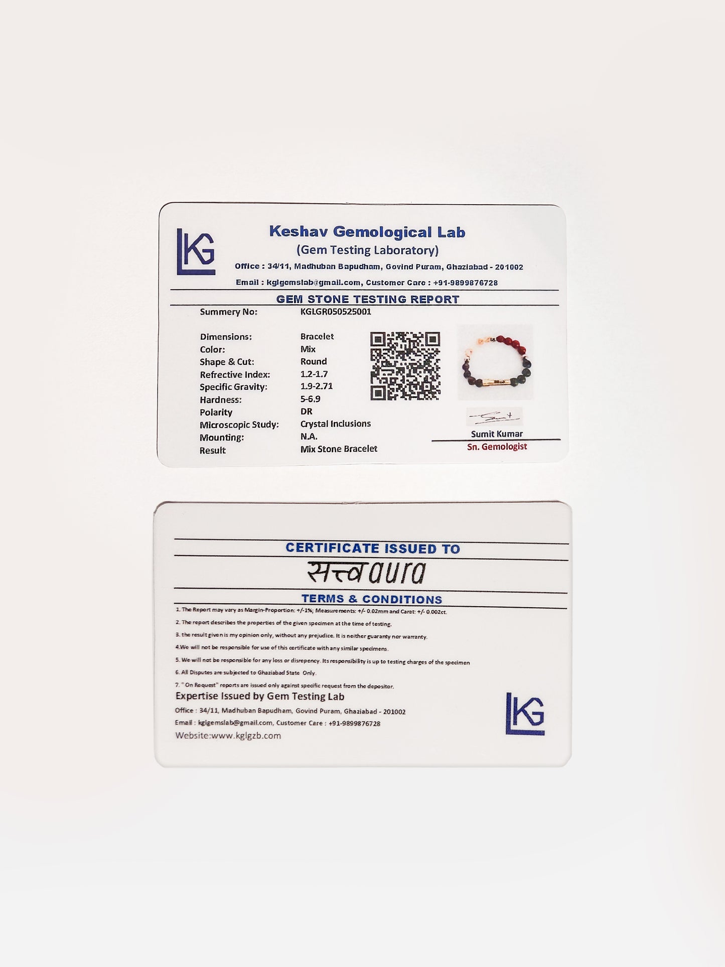 Sagittarius Crystal Bracelet with Manifestation Lock