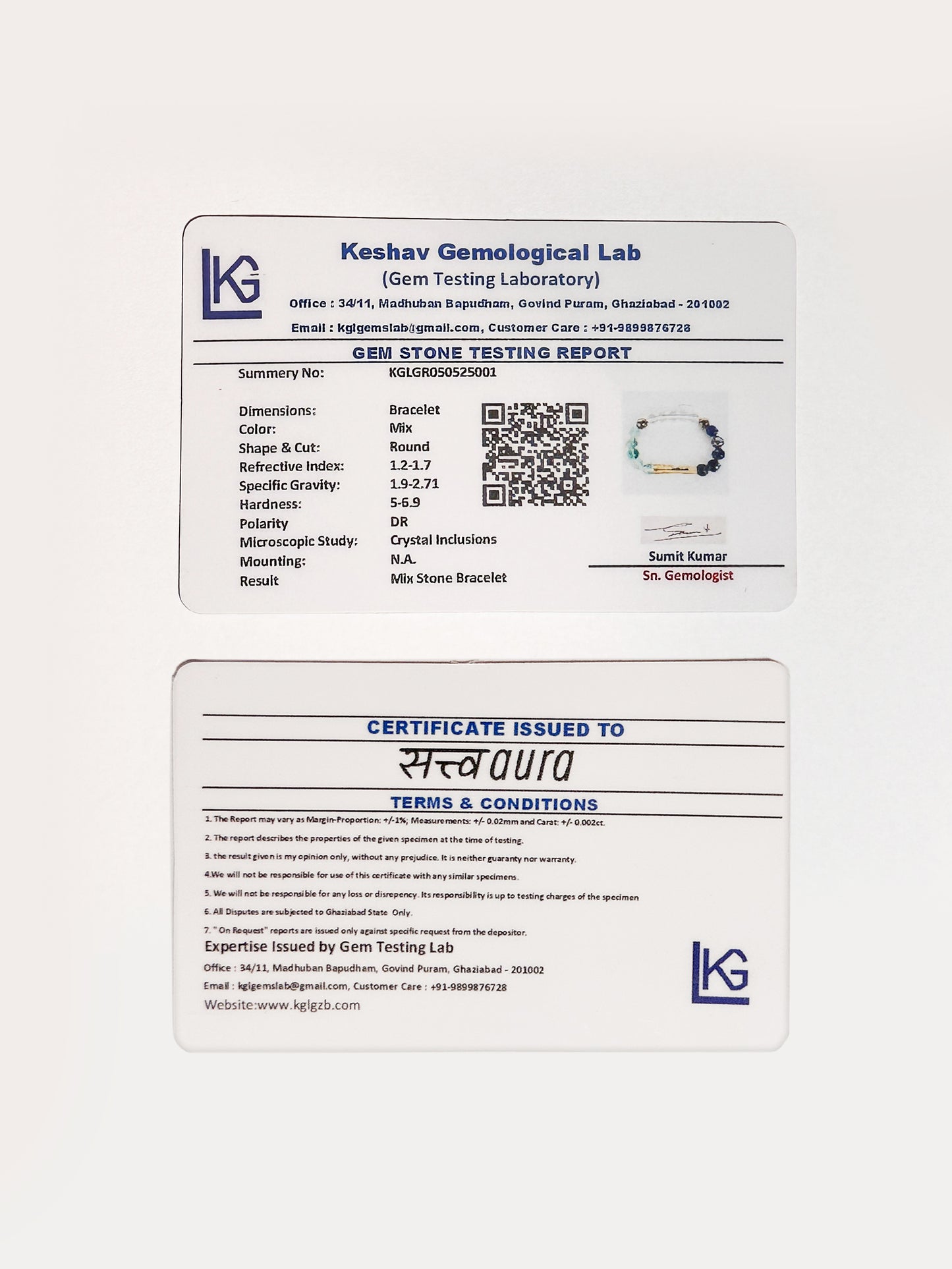 Study Success Pro Crystal Bracelet with Manifestation Lock