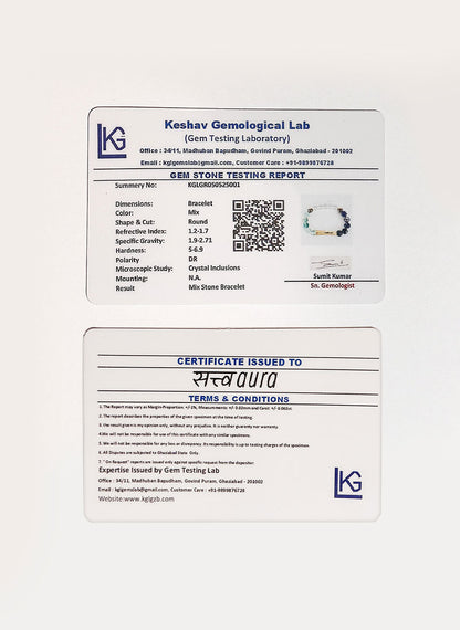 Study Success Pro Crystal Bracelet with Manifestation Lock