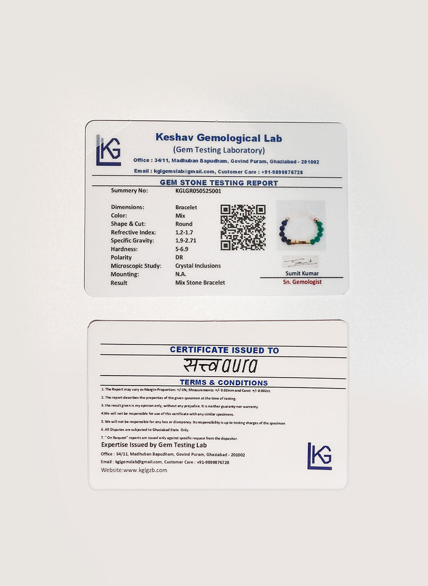 Taurus Crystal Bracelet with Manifestation Lock