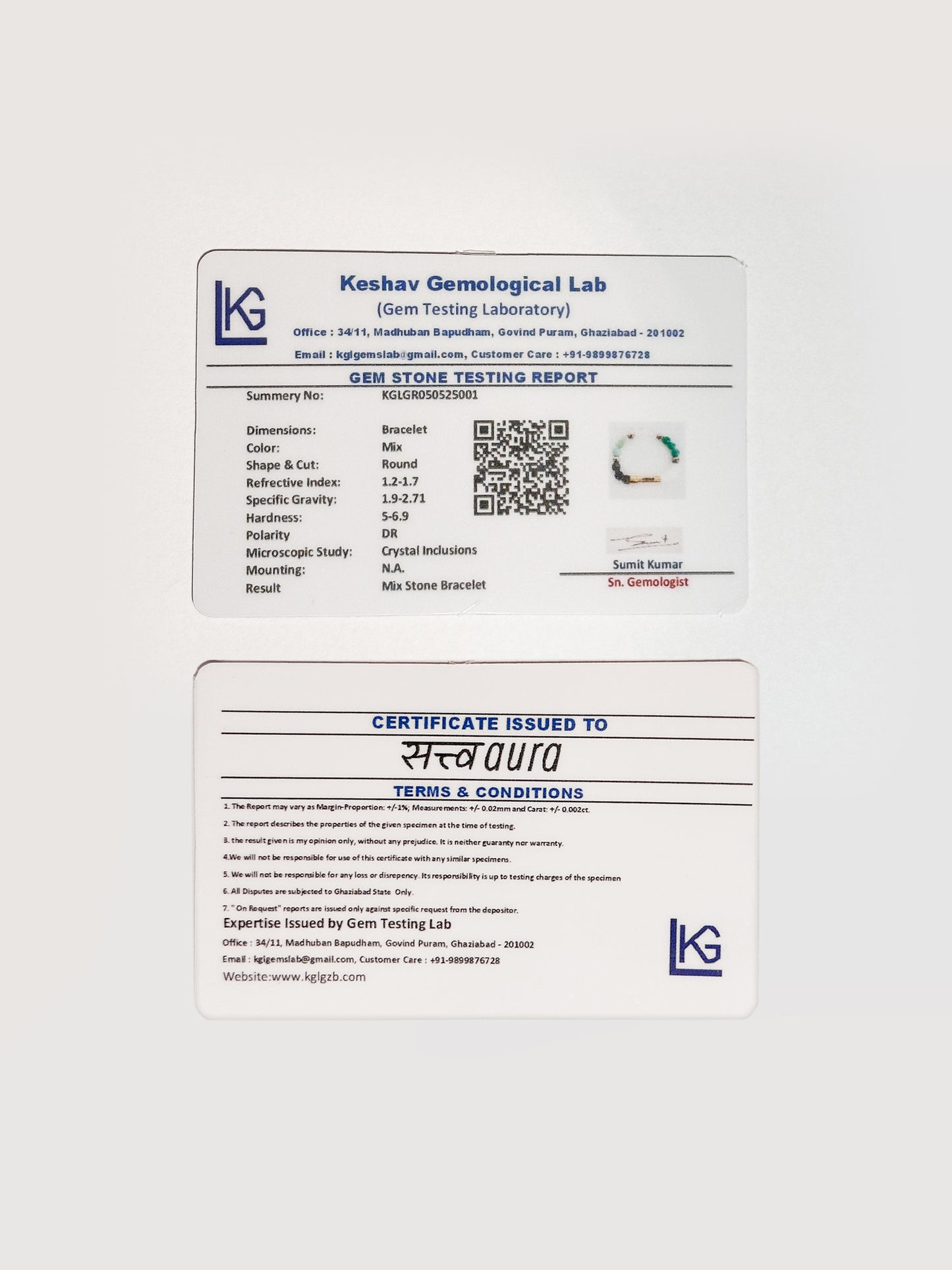 Virgo Crystal Bracelet with Manifestation Lock