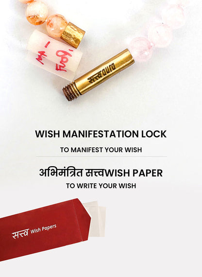 Supreme Confidence Bracelet with Manifestation Lock